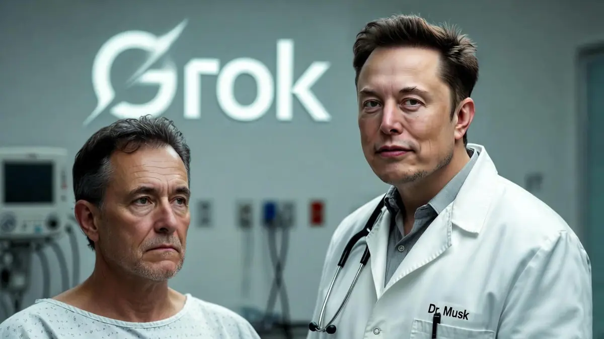 Grok 1, Médecins 0 : L'incroyable diagnostic qui a sauvé un homme de 49 ans.