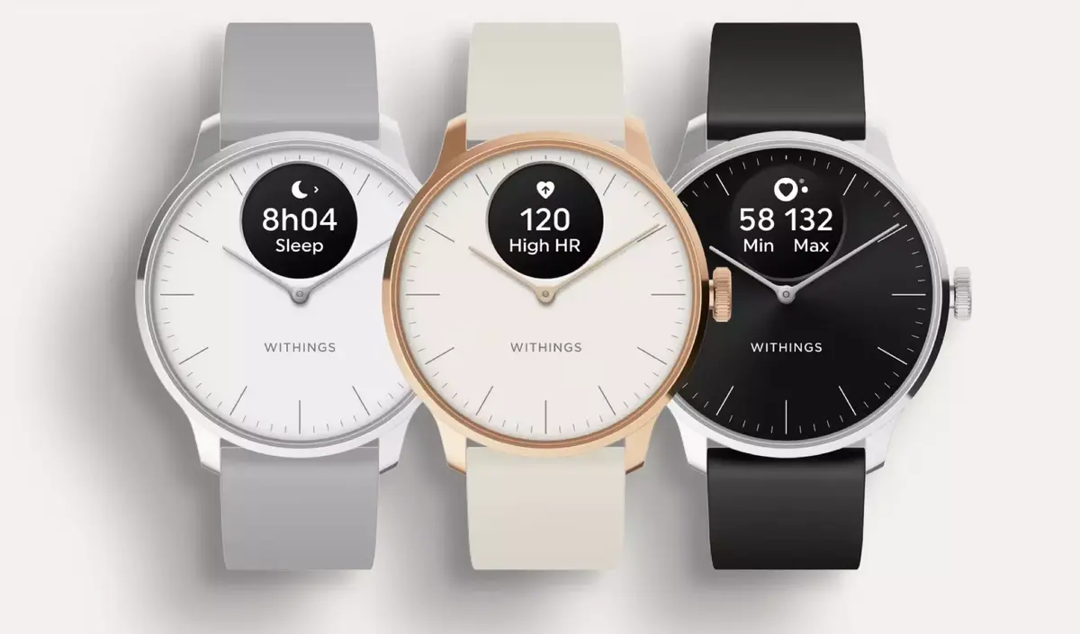 Nouvelles ScanWatch de Withings, de sérieuses concurrentes de l'Apple Watch