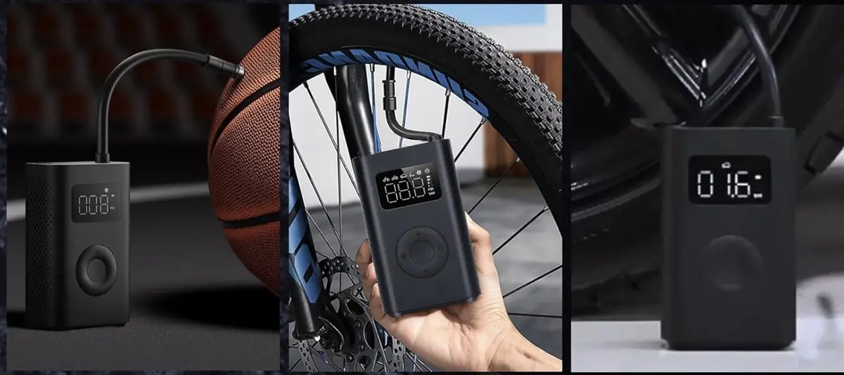 Compresseur mini Xiaomi Air Pump 2 pas cher vente flash Amazon soldes f&ecirc;te des p&egrave;res