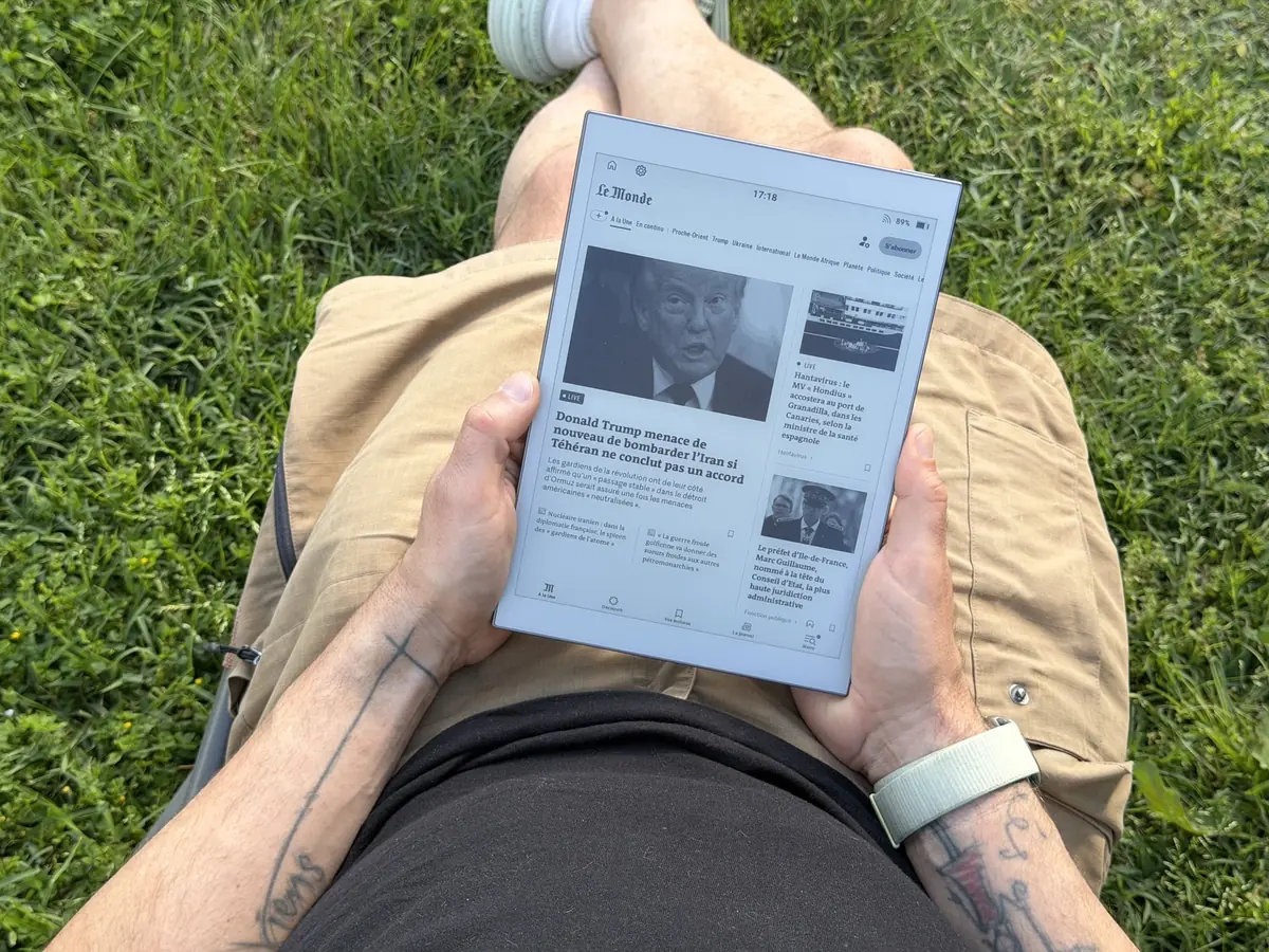 Test de la Paperslate&nbsp;: la tablette E-Ink fran&ccedil;aise
