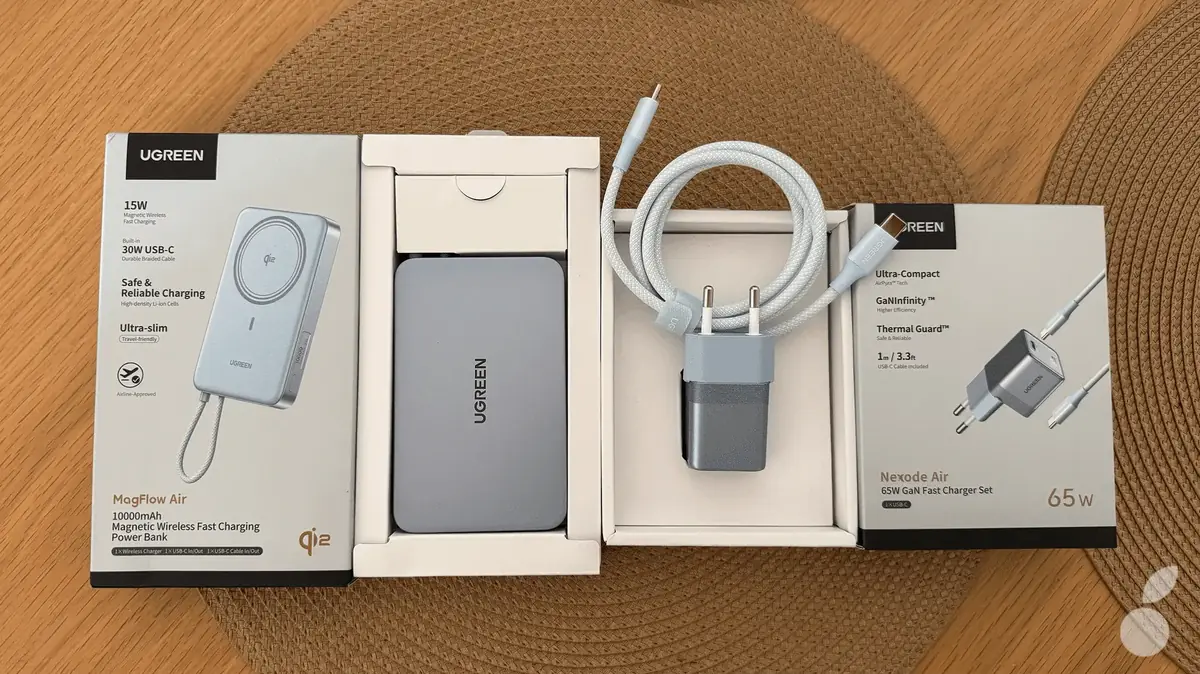 Test du chargeur UGREEN Nexode Air et batterie MagFlow Air&nbsp;: parfaits pour les vacances (PROMO)