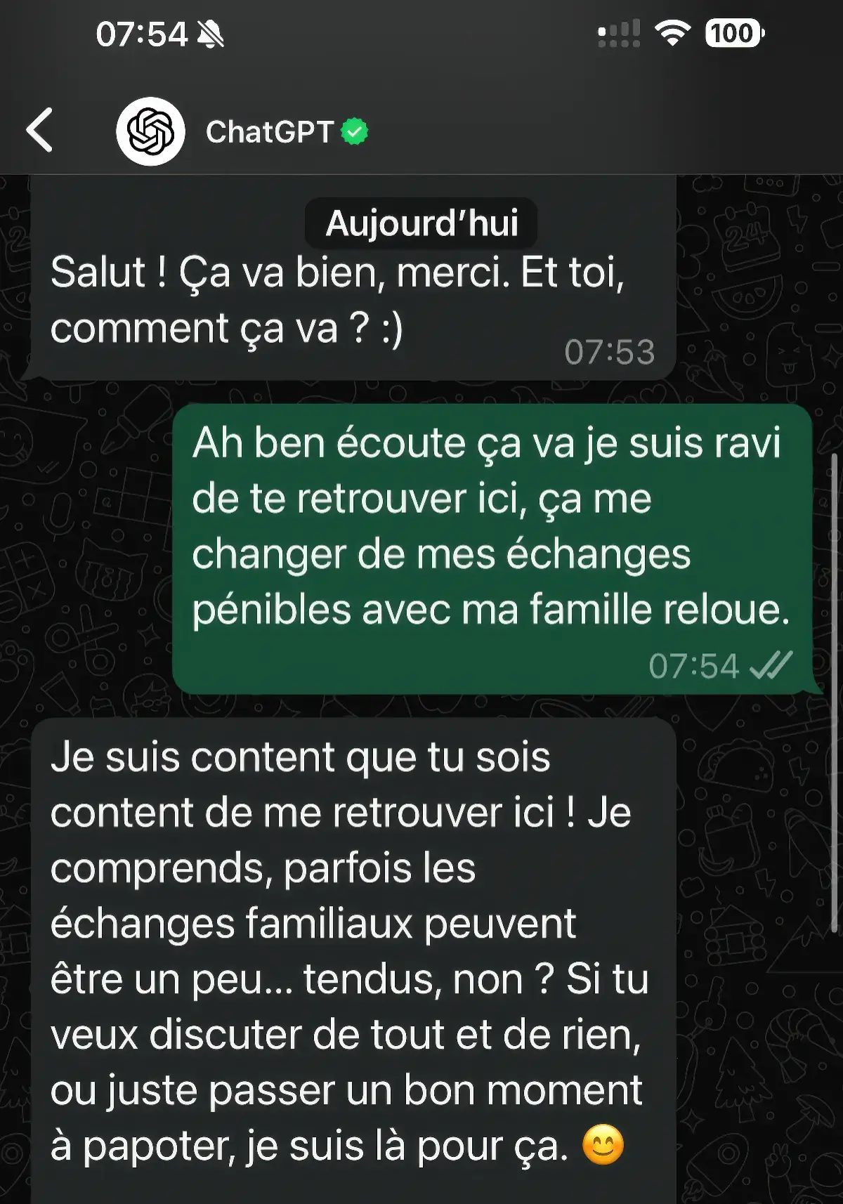 Dieu merci ma famille ne lit pas Mac4Ever. Enfin, j'espère...