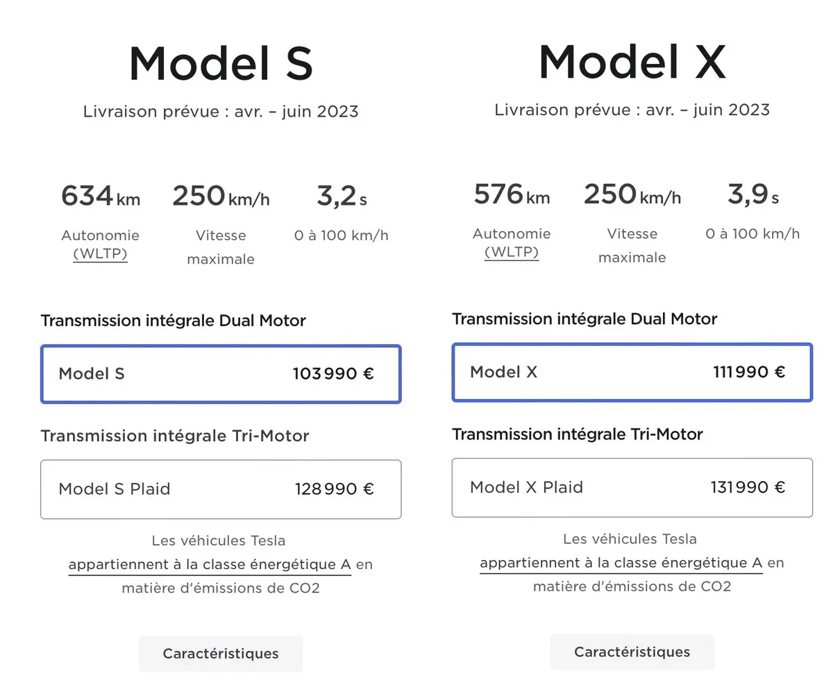 Baisse de prix chez Tesla : Model 3 dès 36990€, Model Y dès 39990€ et nouveaux centres en France