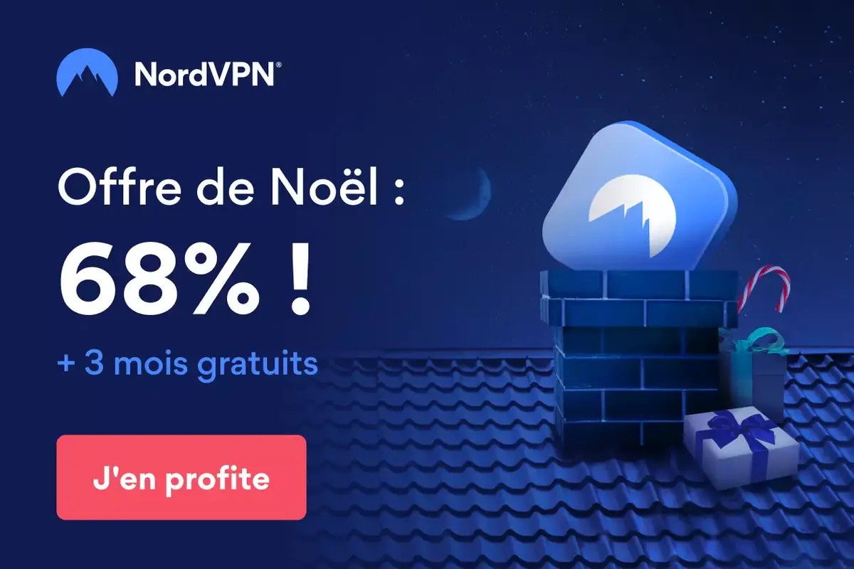 NordVPN en promo pour les vacances, idéal pour tous les films US de Noël !