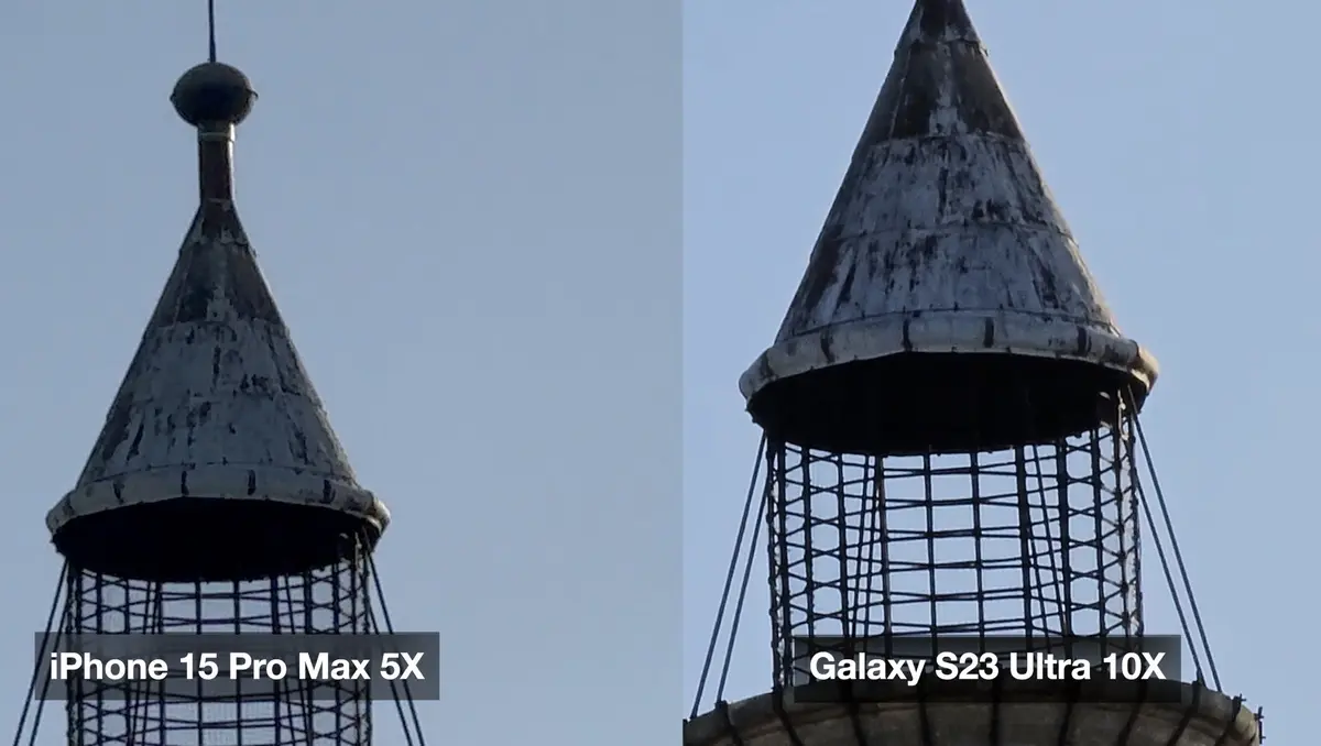 Test iPhone 15 Pro Max vs Samsung Galaxy S23 Ultra : comparatif photo/vidéo !