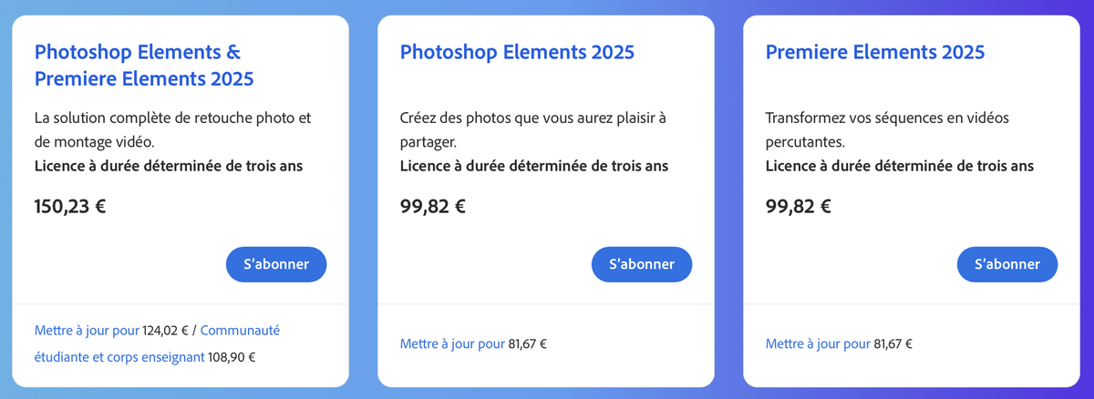 Adobe Photoshop Elements et Premiere Elements permettent de modifier ses photos comme un pro