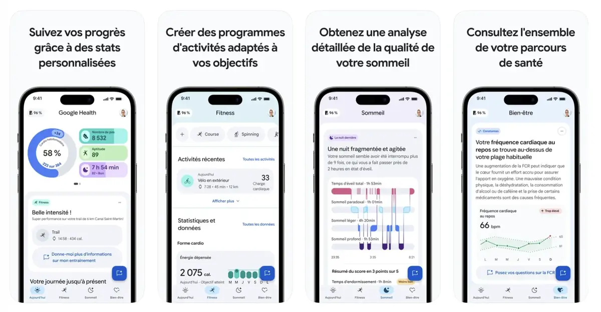Google Health peut (enfin) synchroniser directement ses donn&eacute;es vers Apple Sant&eacute;