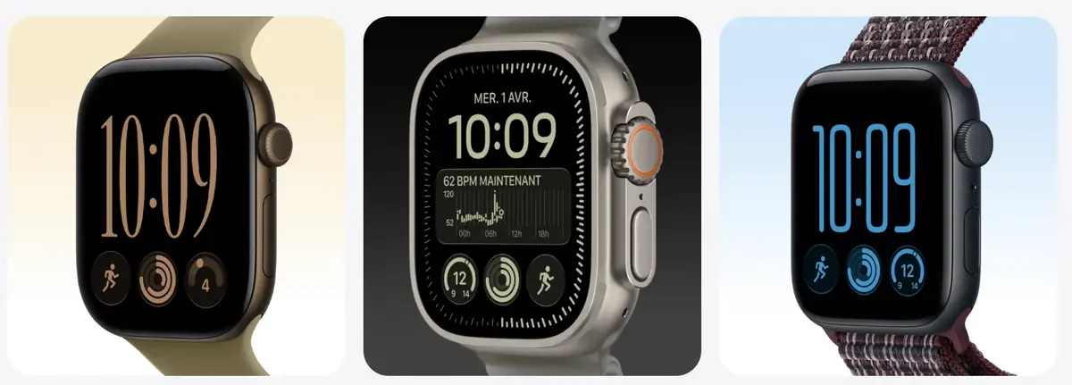 watchOS capture d'&eacute;cran