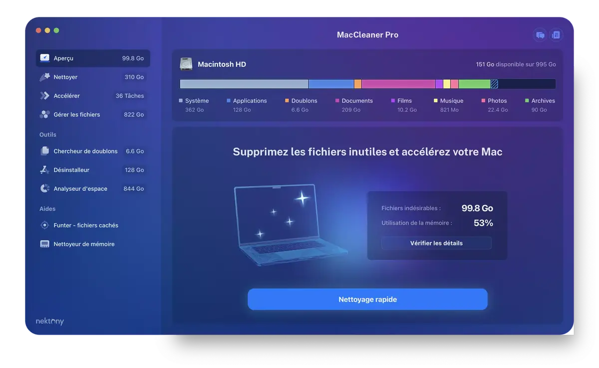 MacCleaner Pro aperçu