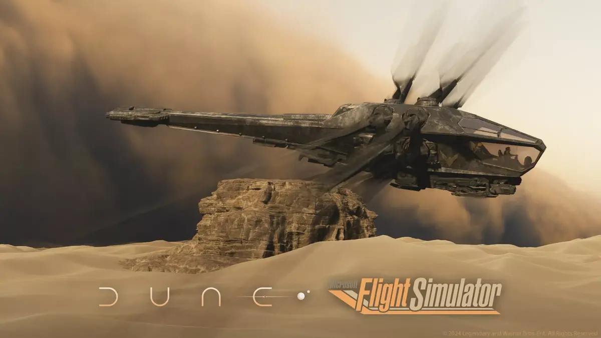 Dune Flight Simulator Microsoft