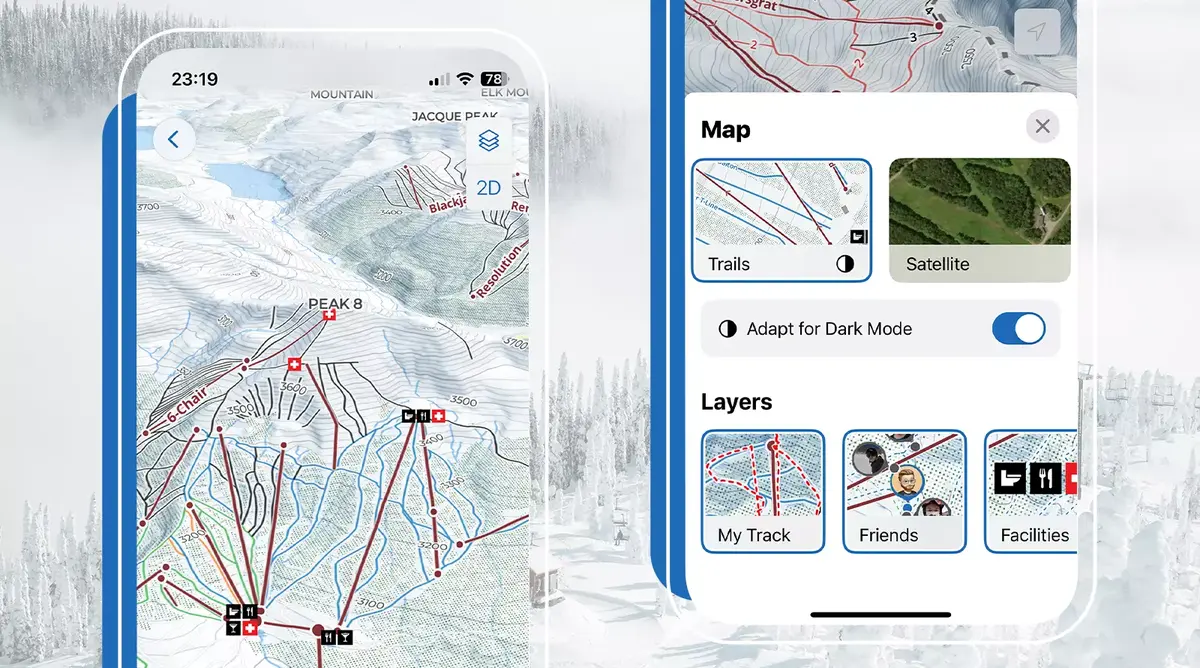 Après les cartes 3D, Slopes s’attaque à l’organisation de son séjour au ski !