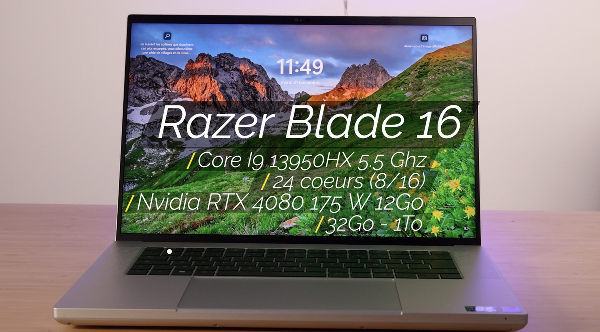 Test MacBook Pro M3 Max contre Razer Blade 16 i9 RTX 4080, le match !