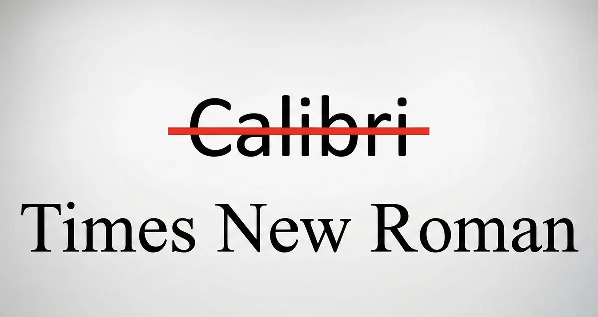 Les États-Unis déclarent officiellement la guerre à la police Calibri, jugée trop woke