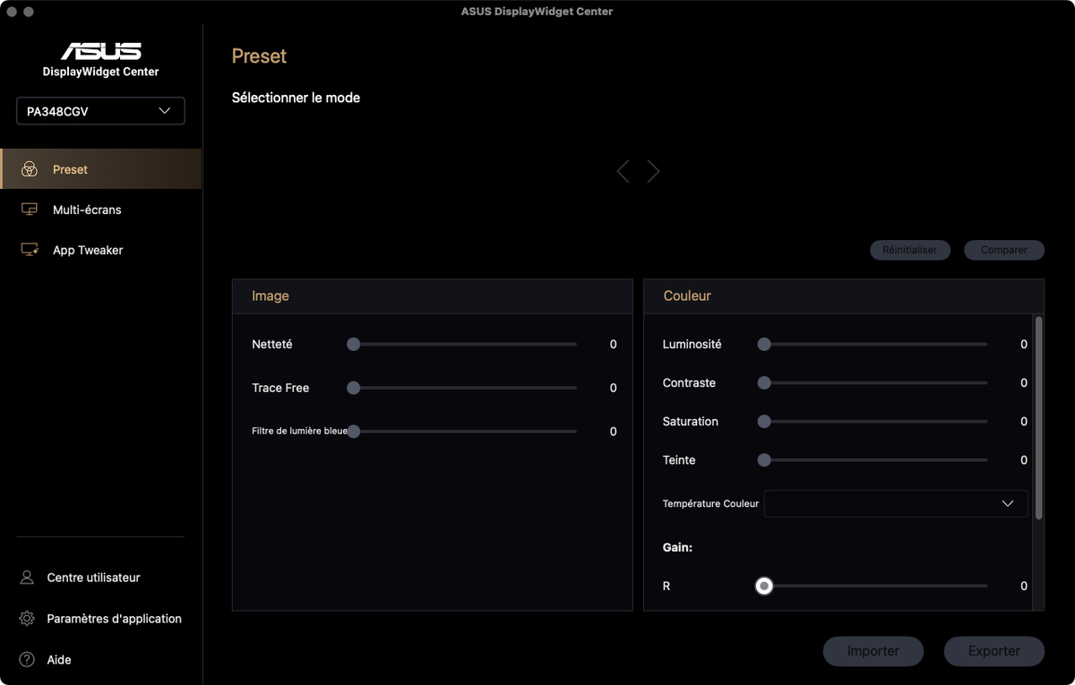 Les &eacute;crans ProArt d'Asus se dotent de nouvelles fonctions d&eacute;di&eacute;es &agrave; macOS