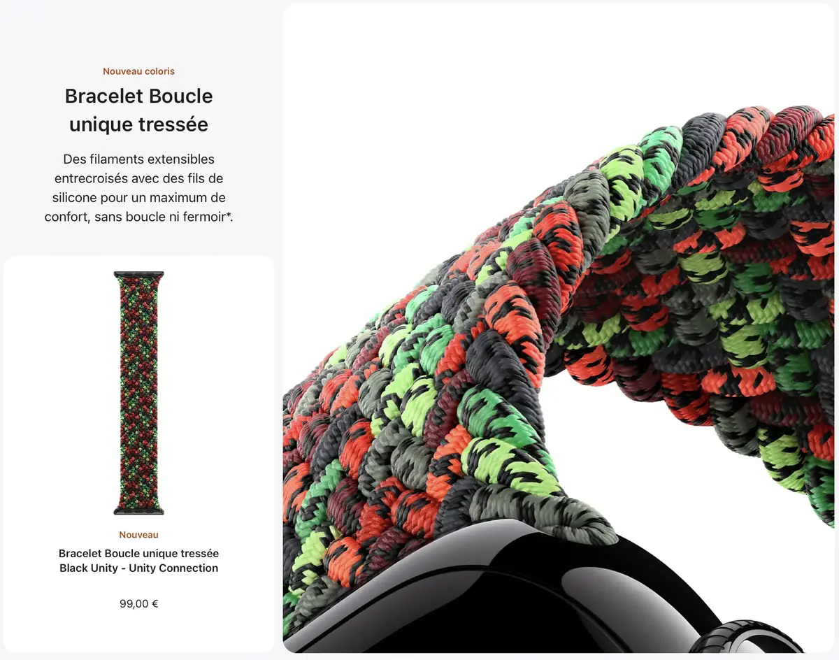 Allez-vous craquer pour le nouveau bracelet Black Unity pour l'Apple Watch&nbsp;?