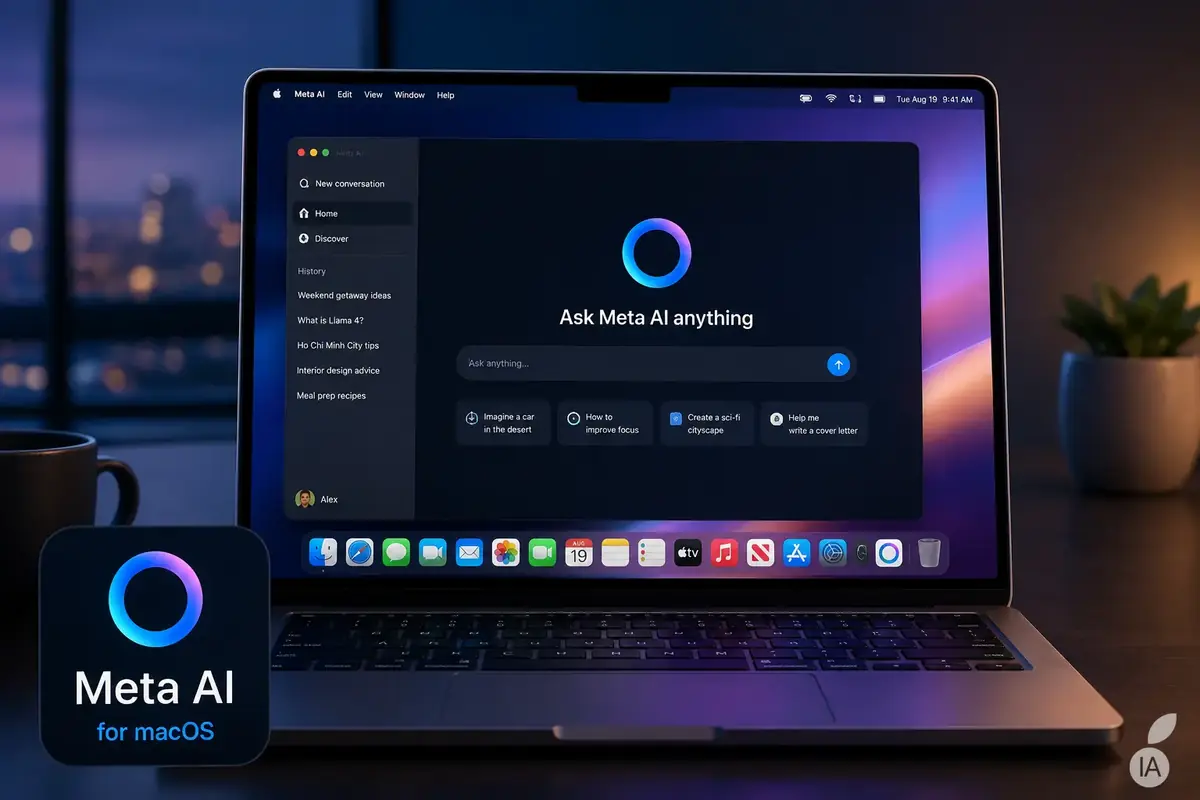 Meta AI arrive sur Mac avec une application pens&eacute;e pour macOS