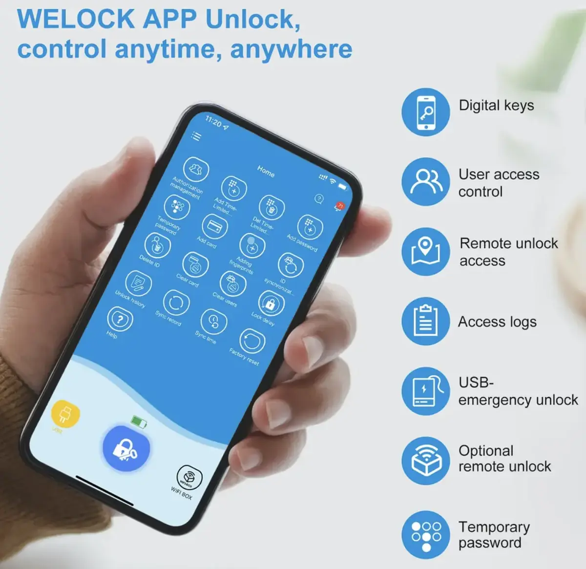 Soldes d&rsquo;&eacute;t&eacute;&nbsp;: la serrure connect&eacute;e WELOCK Smart Lock ToucA51 Pro &agrave; son prix le plus bas