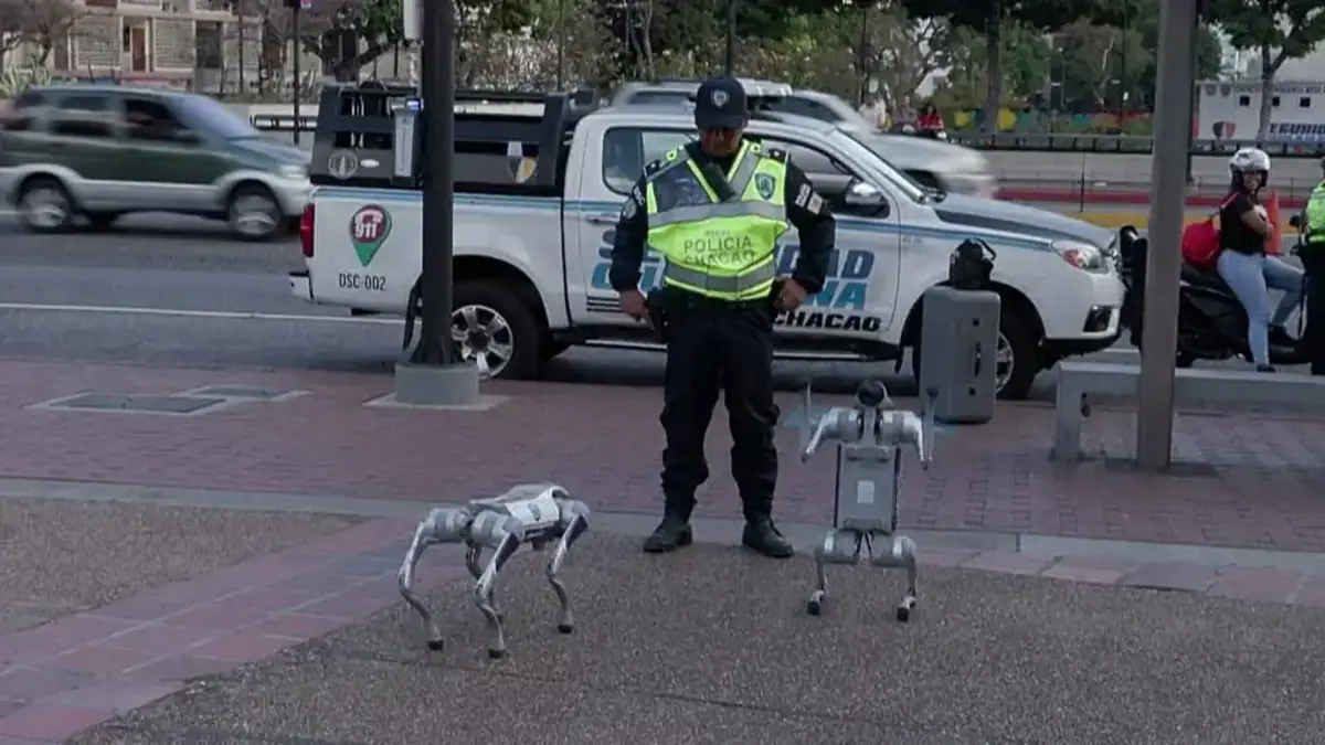 Au Vénézuela, des chiens robots patrouillent désormais dans les rues