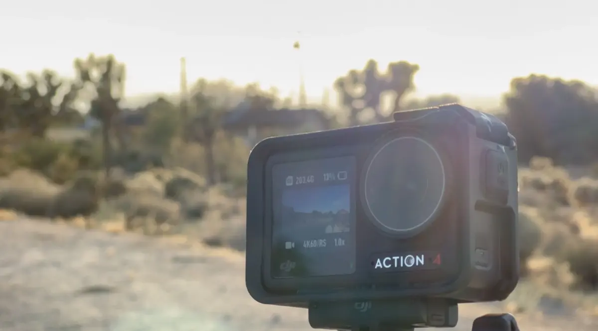 Test DJI Osmo Action 4 dans le Far West à 50 degrés ! (vidéo)