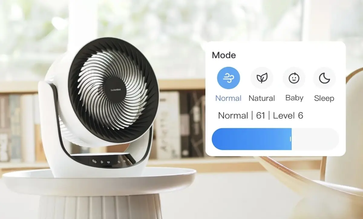 Ce ventilateur connect&eacute; SwitchBot tombe &agrave; 89,99 euros pour la canicule