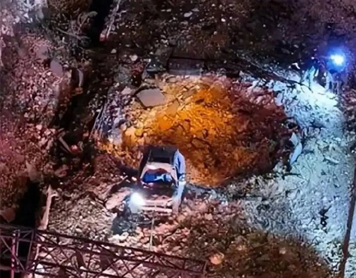 Un BYD Atto 3 encaisse l'explosion d'un missile balistique, les cinq occupants s'en sortent vivants