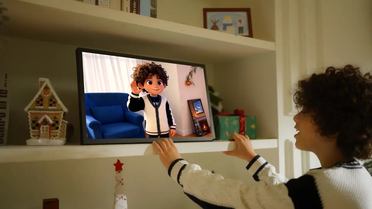 Ce cadre photo utilise l'IA pour discuter avec vous via le visage de vos proches