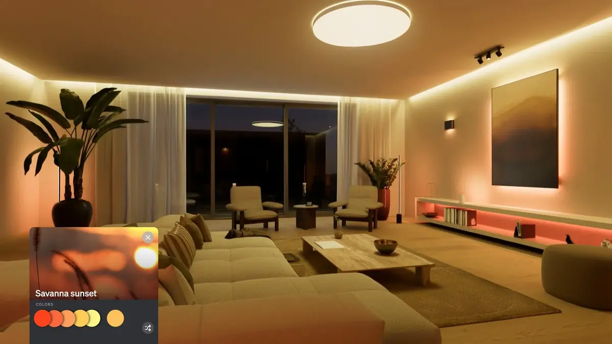 Philips Hue va adapter ses sc&egrave;nes lumineuses &agrave; la disposition de votre pi&egrave;ce&nbsp;!