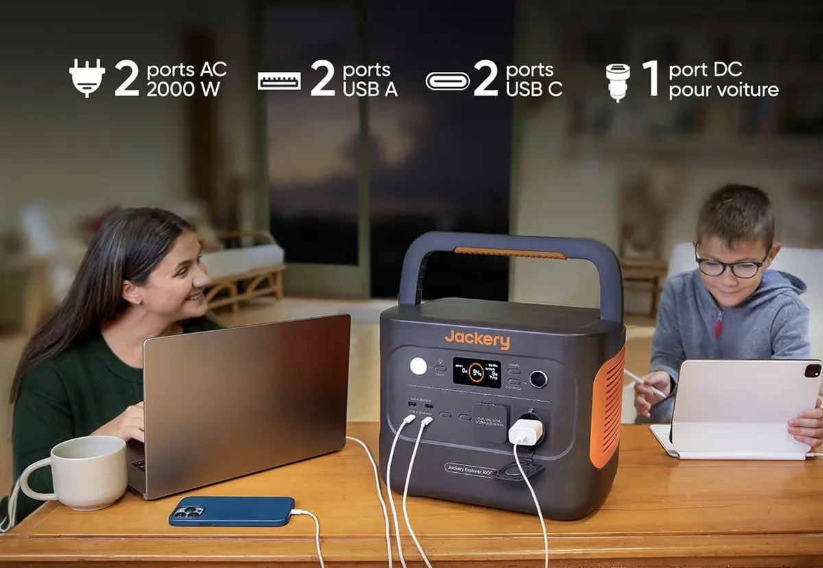 Batteries portables + solaire : promo sur les Jackery Explorer 300 Plus et 1000 Plus