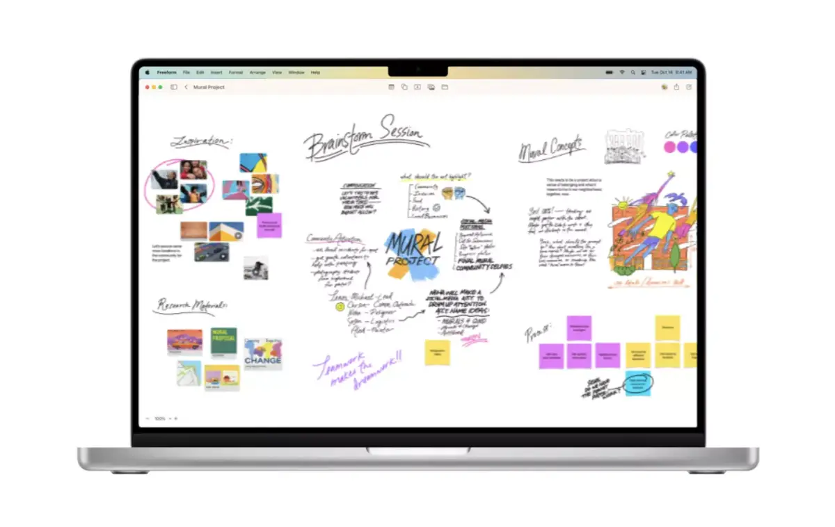 Freeform : le tableau blanc coopératif d'Apple débarque sur iOS/iPadOS 16.2 et macOS 13.1
