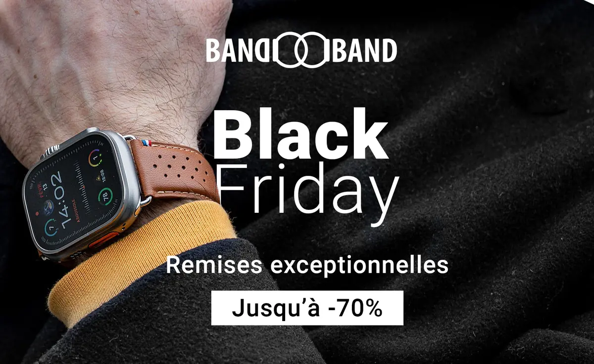 Band-Band Black Friday bracelet Apple Watch pas cher promo