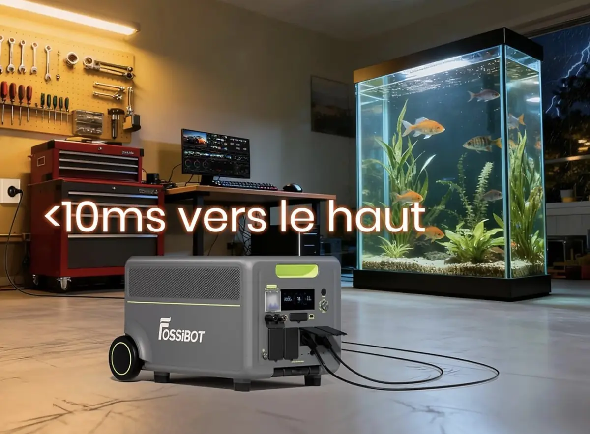 Batterie solaire : 5kWh et 7500W pour la FOSSiBOT F7200 !