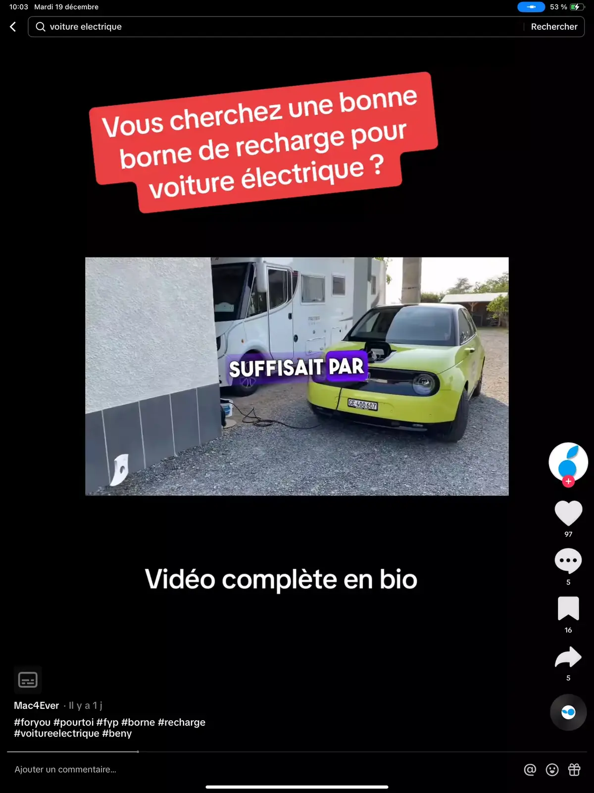 TikTok fait peau neuve sur l'iPad