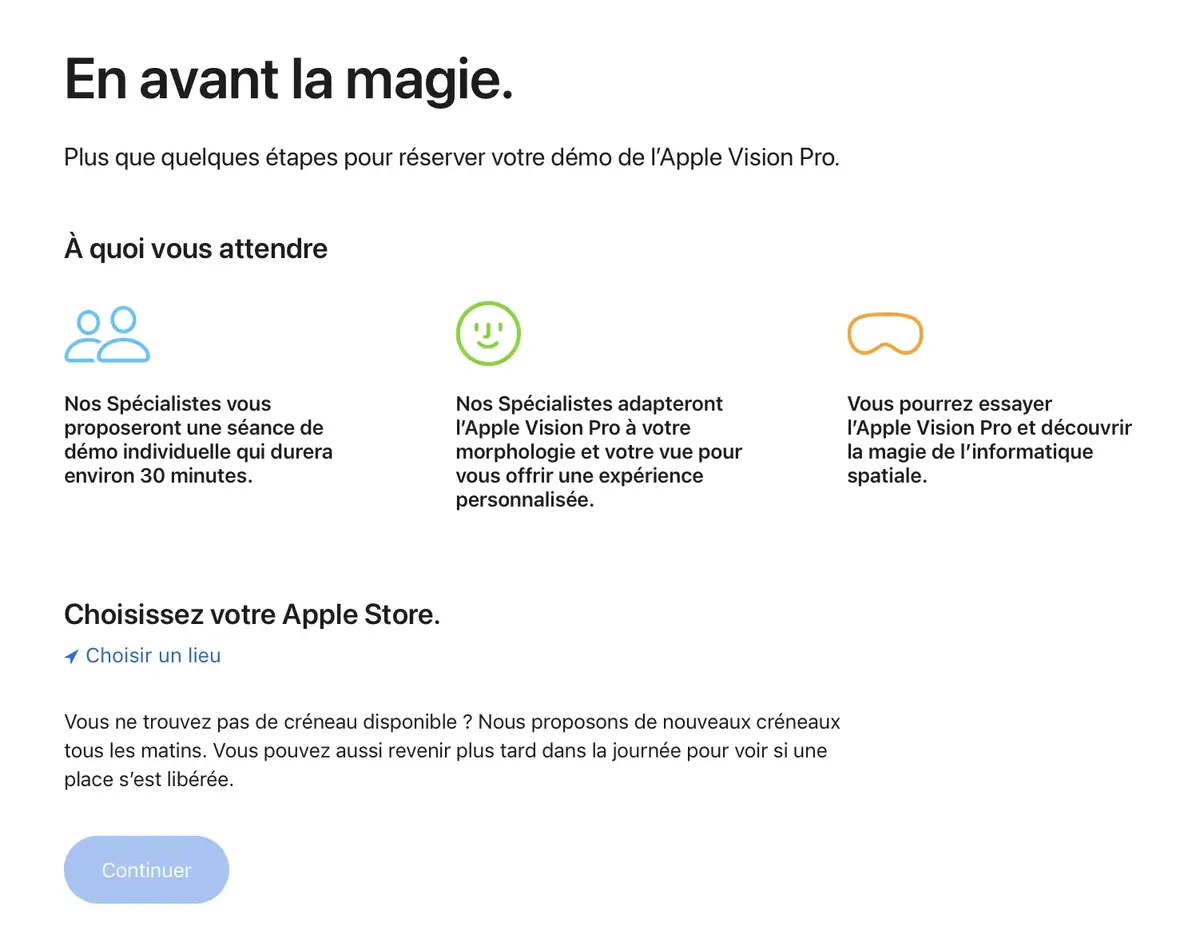 Comment essayer le Vision Pro avant de l’acheter ?