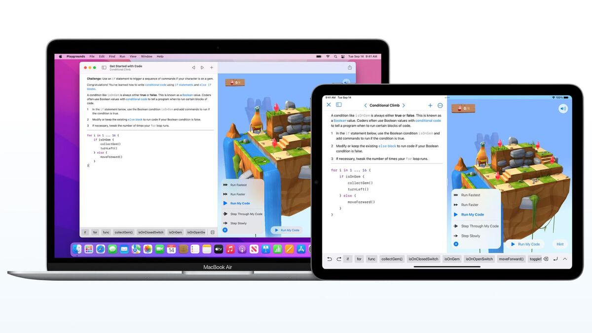 Swift Playground 4.1 est dispo sur iPad et... enfin sur Mac !