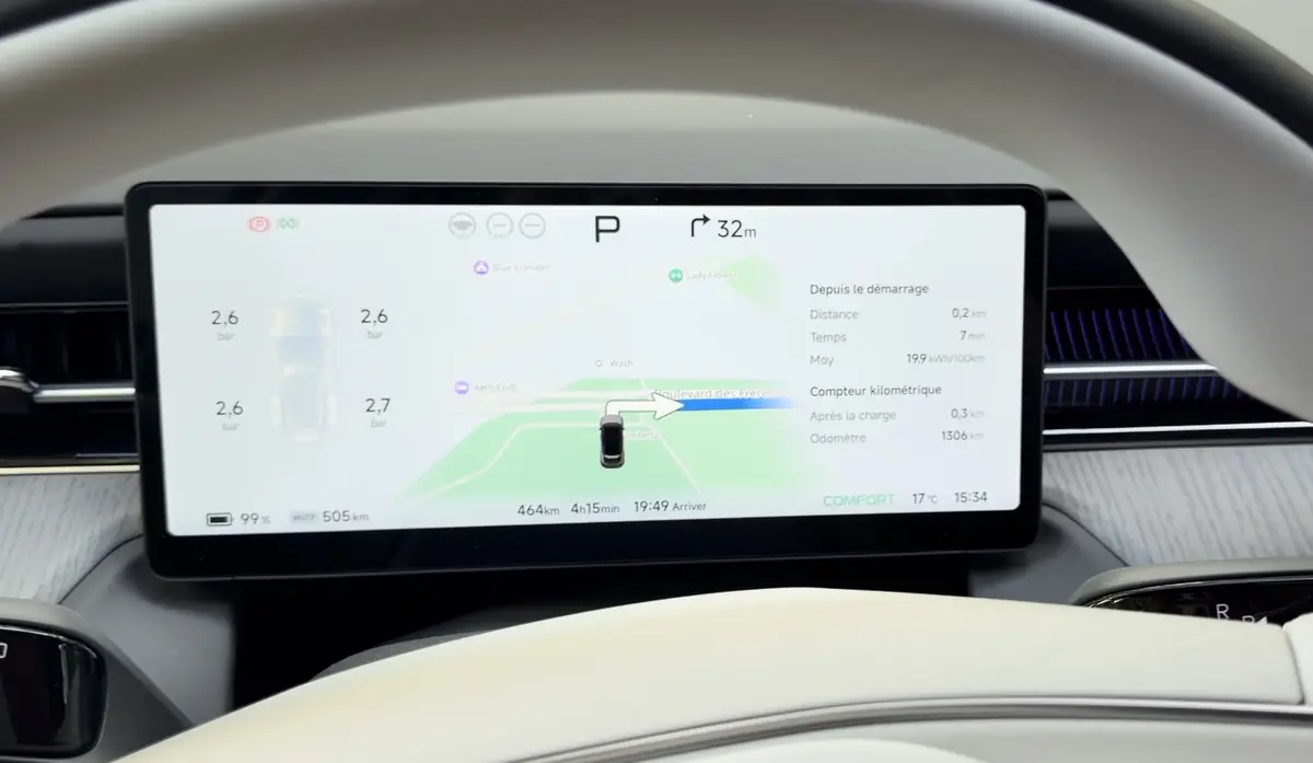 Test des &eacute;crans du XPeng G6 2026&nbsp;: sentinelle, XCombo... &agrave; la hauteur de Tesla&nbsp;!