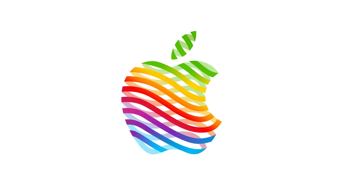 Logo d'Apple pour l'ouverture de l'Apple Store Uniwalk Qianhai en Chine. Cr&eacute;dit BasicAppleGuy.