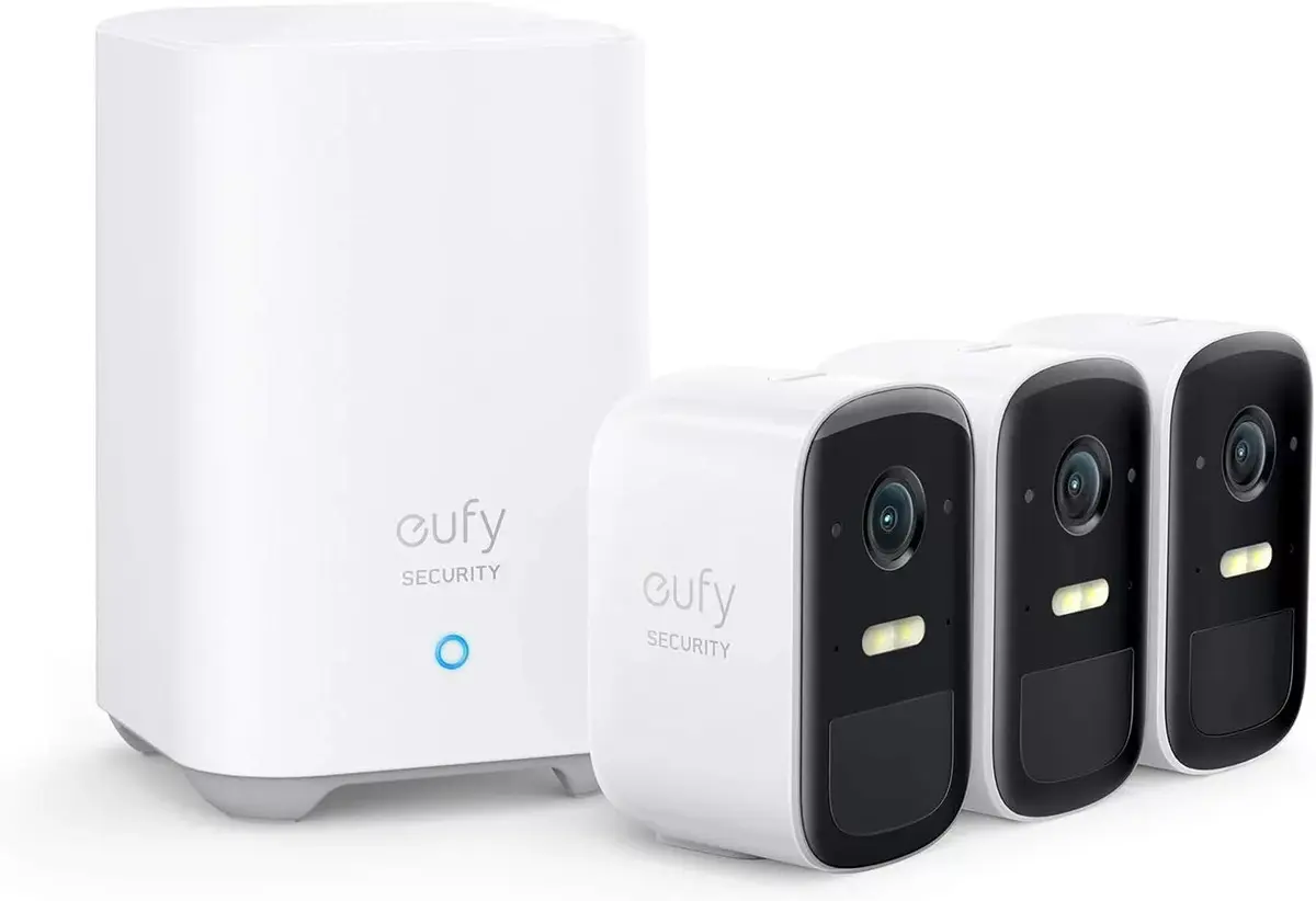 Sécurité extérieure : le kit eufyCam 2C Base + 3 caméras (WiFi), stockage local à 259€