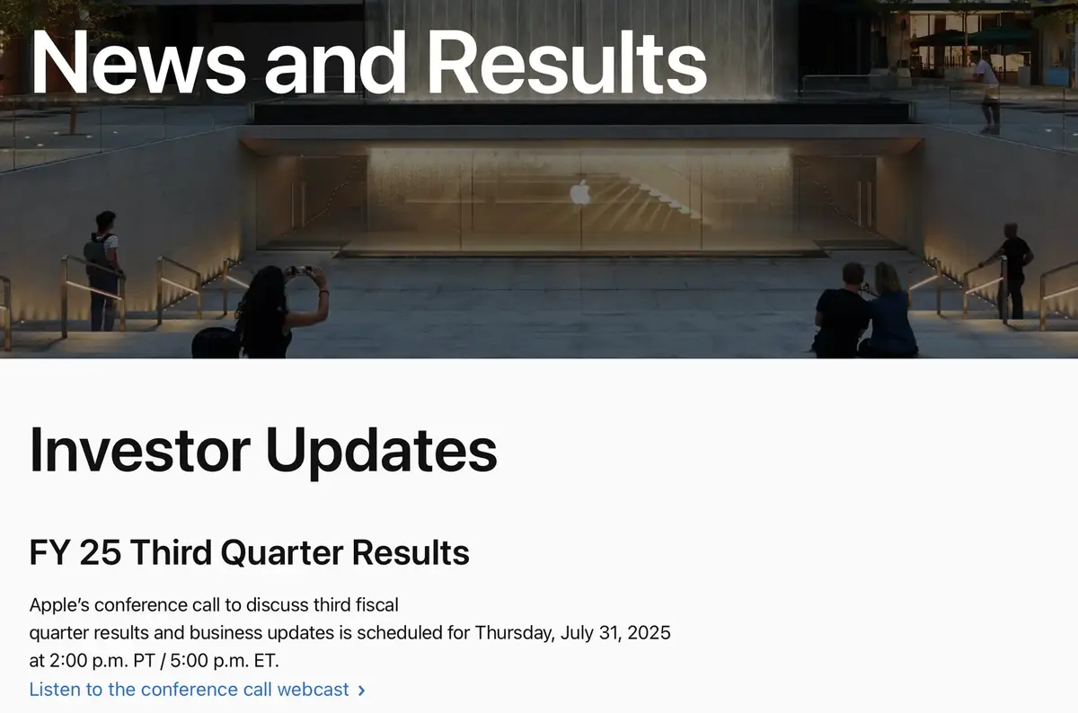 Apple dévoilera ses prochains résultats le 31 juillet ! Ce qu’il faut attendre
