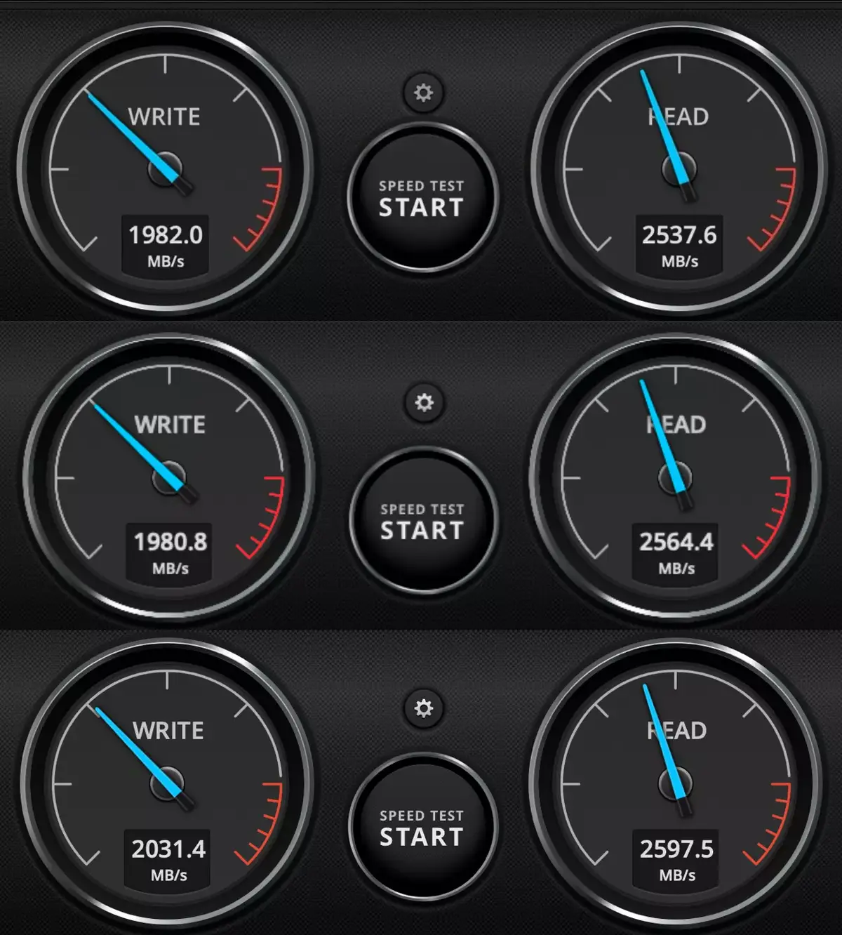 De haut en bas, Mac Intel, M1, M3