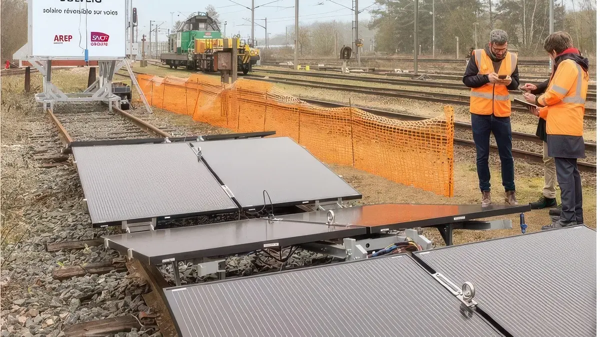 轨道上的太阳能电池板：SNCF 想要更多电力