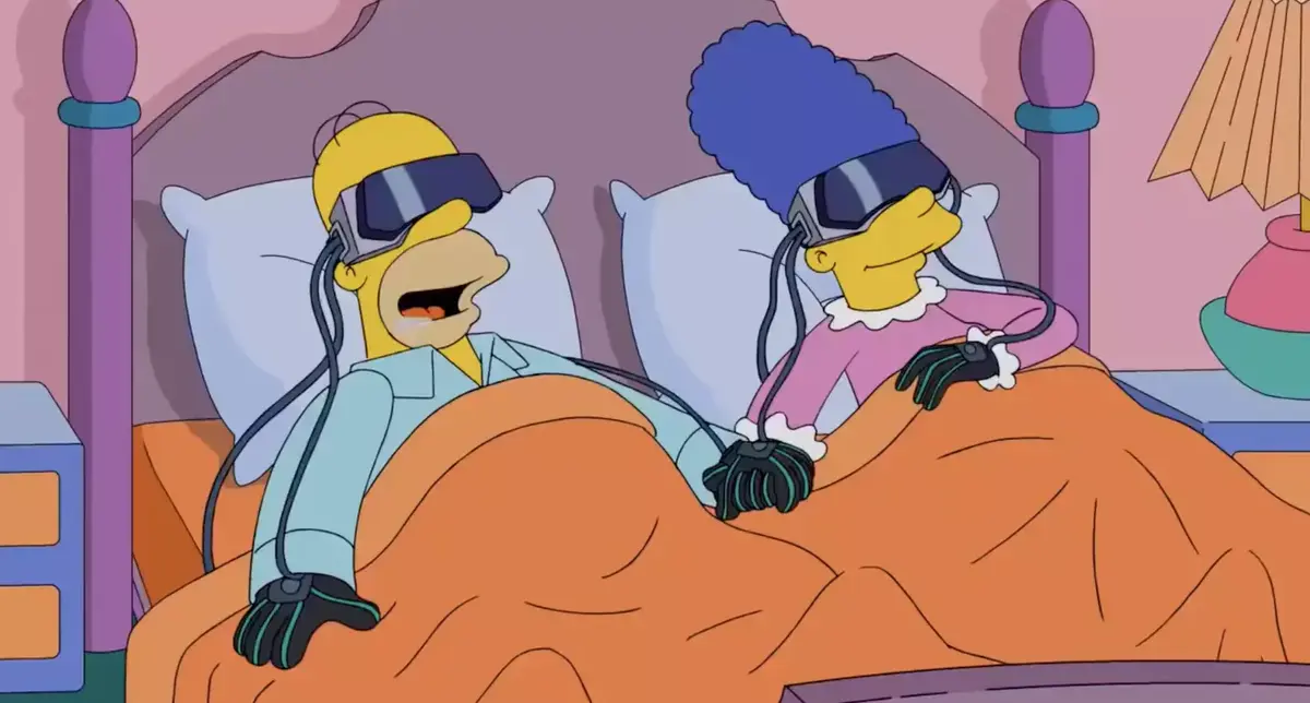 Vision Pro Simpsons