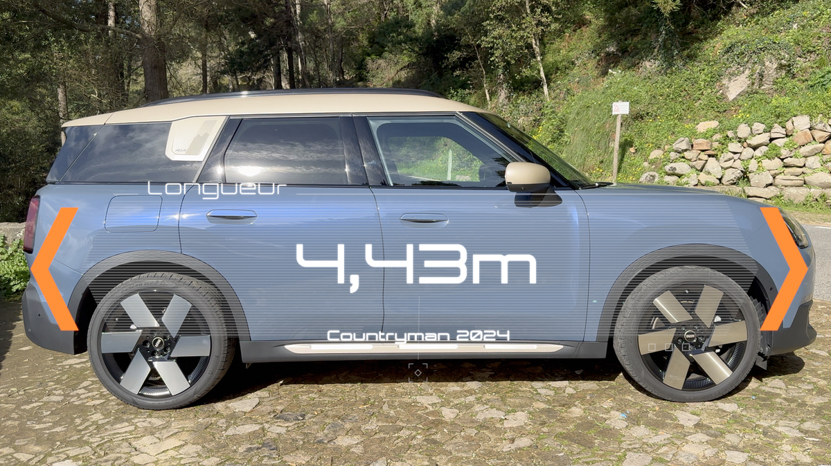 Essai Mini Countryman 2024 : électrique, CarKey, écran rond, conduite autonome... la révolution !