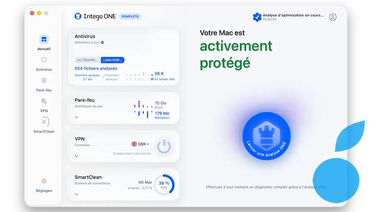 Scan antivirus Intego ONE