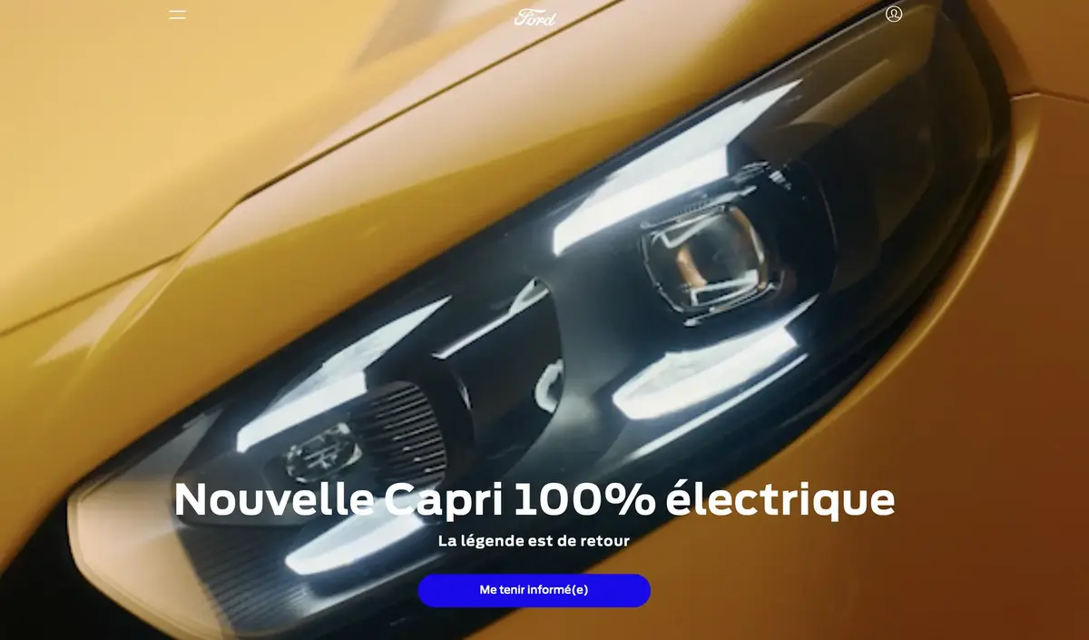 Mondial de l’Auto : on a vu la Ford Capri électrique ! (vidéo)