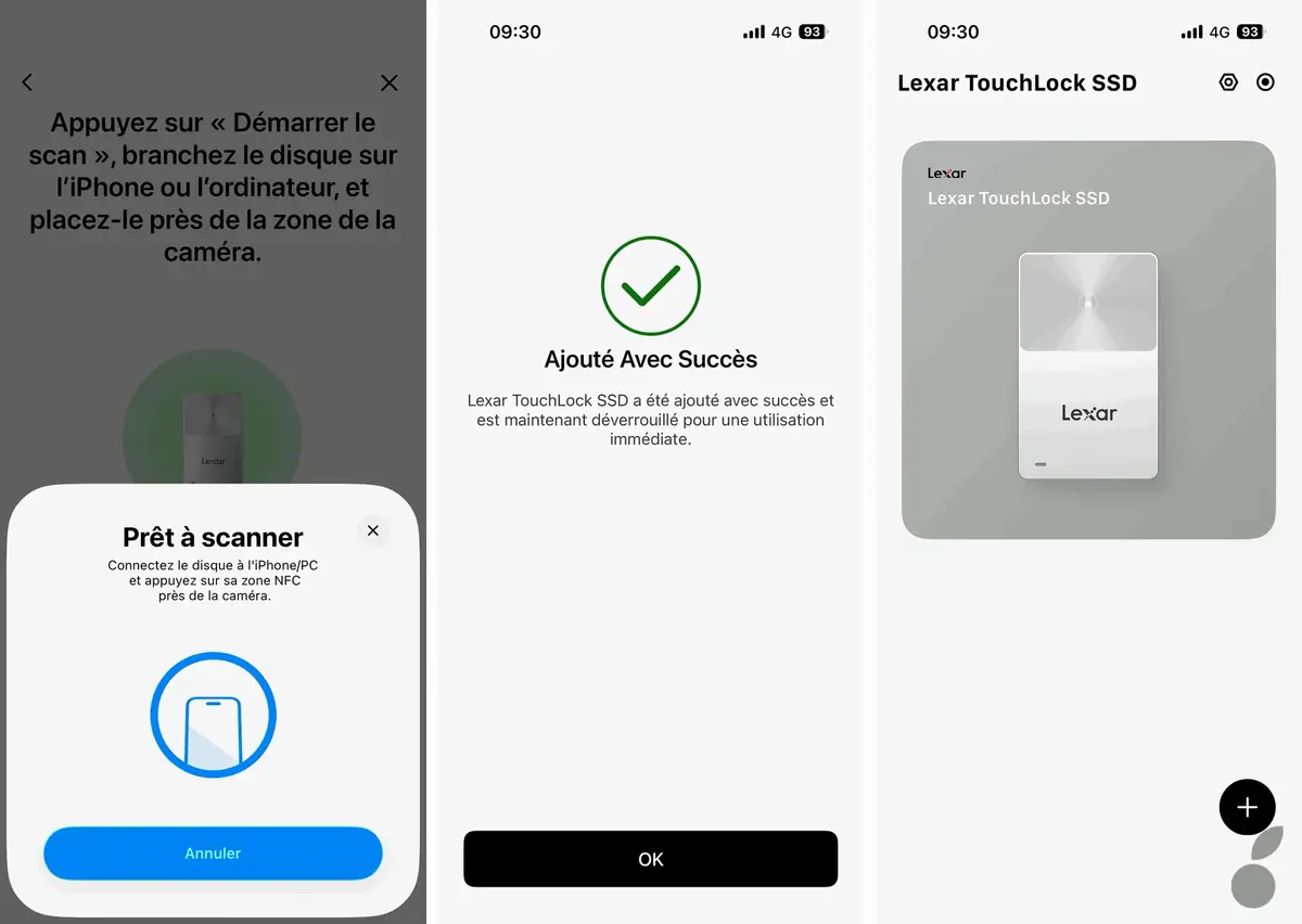 Test du Lexar TouchLock Portable SSD&nbsp;: un disque externe MagSafe NFC pour l&rsquo;iPhone