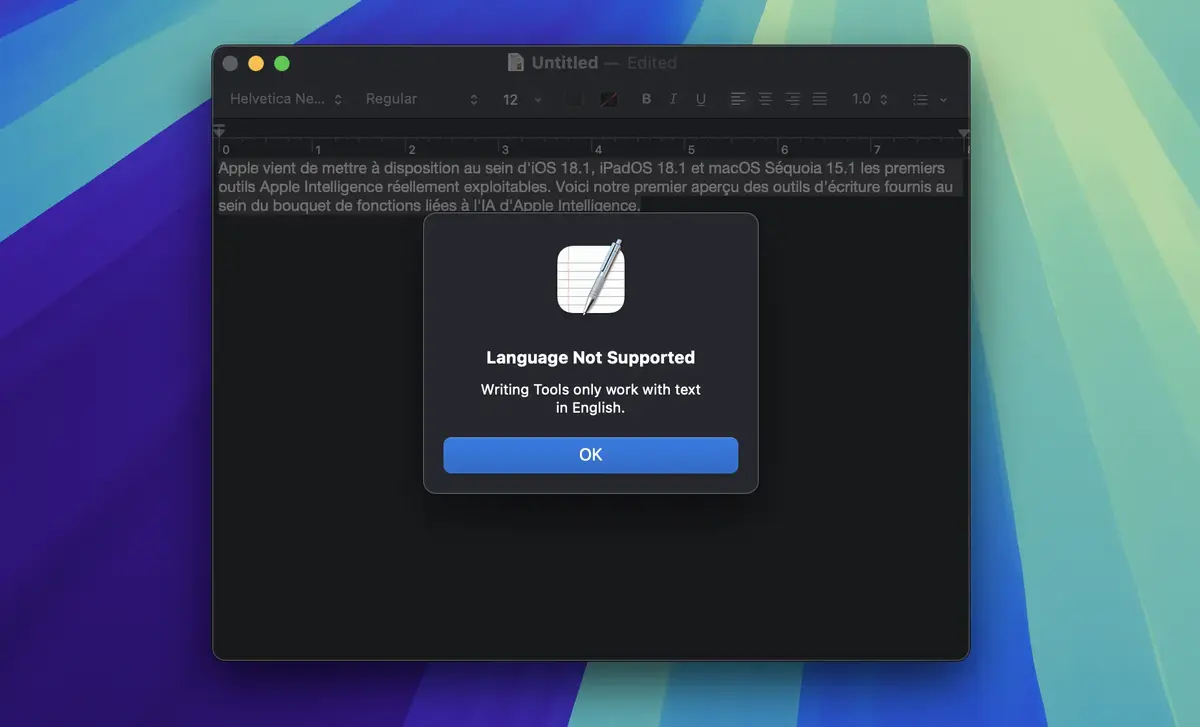 Apple Intelligence : on a testé les outils d'écriture sur Mac !