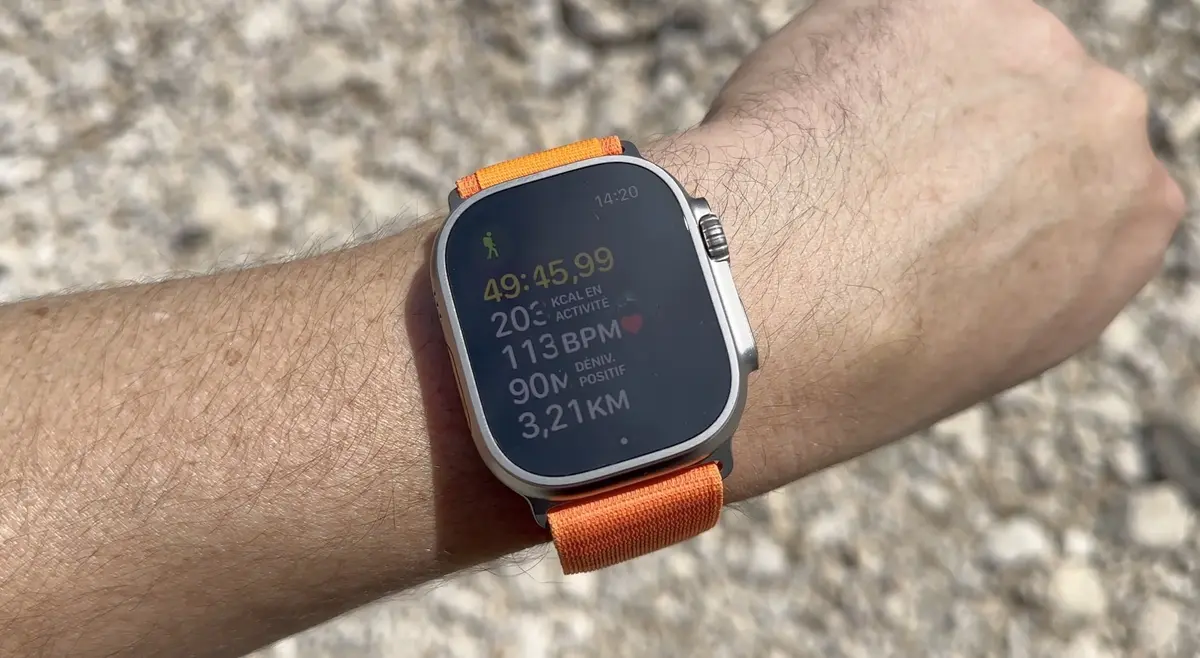 Test de l'Apple Watch Ultra (2022)