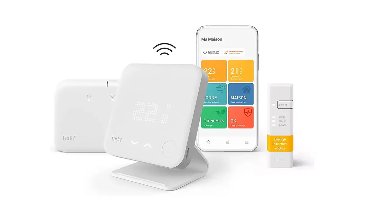 Jusqu'à -37% sur le thermostat Tado° compatible HomeKit, pour réduire la facture de chauffage