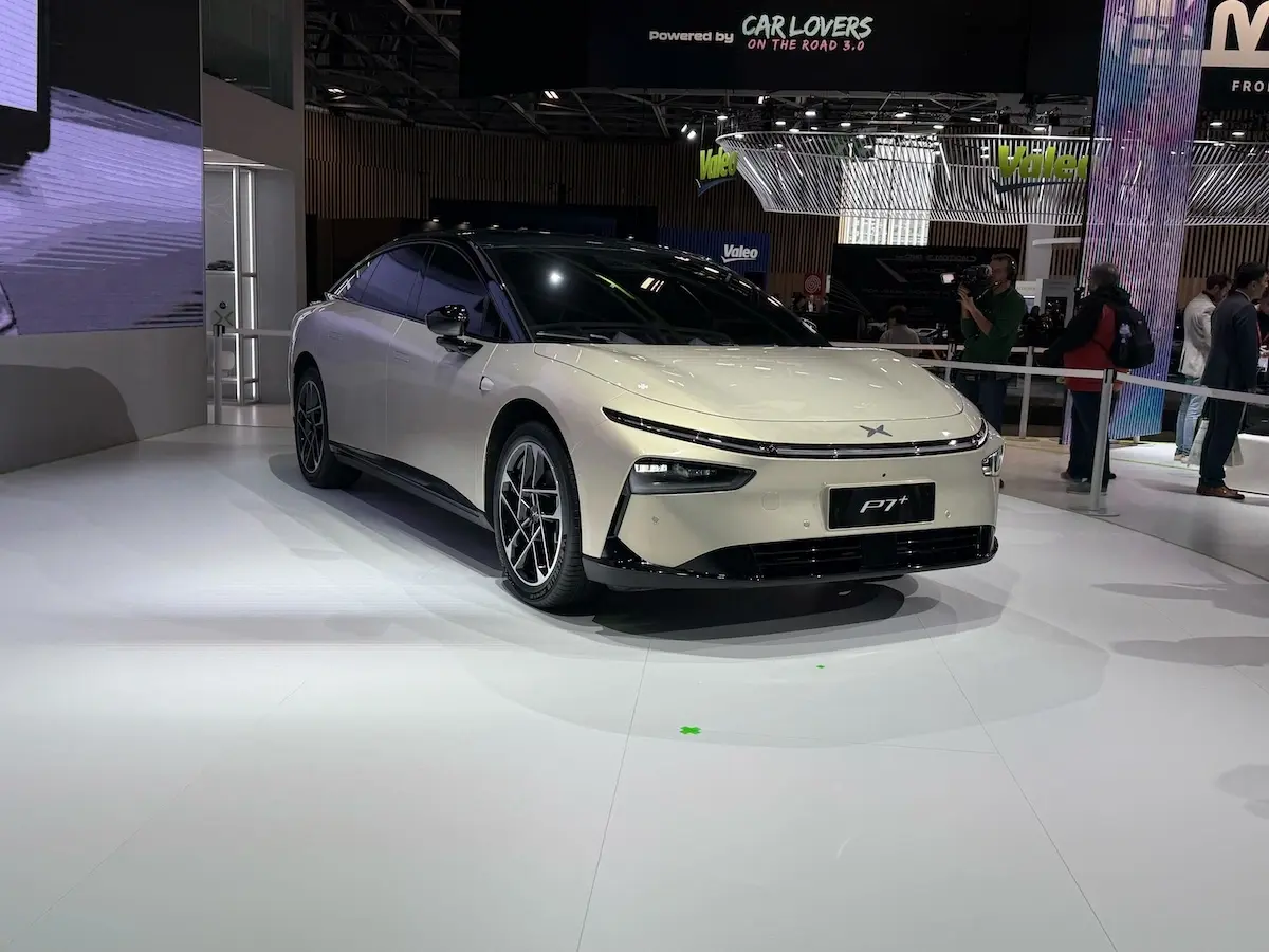 Mondial de l'Auto : XPENG présente la P7+