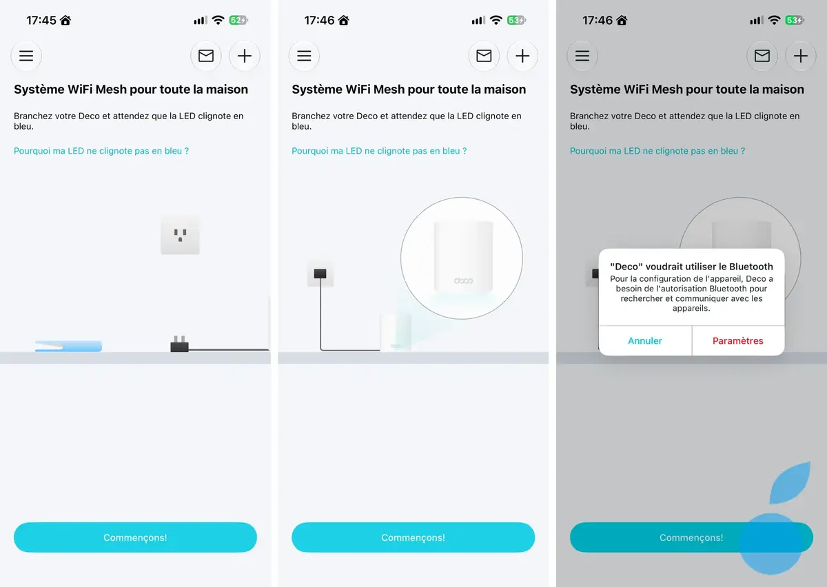 Etape 2&nbsp;: trouver le routeur (et activer le bluetooth)